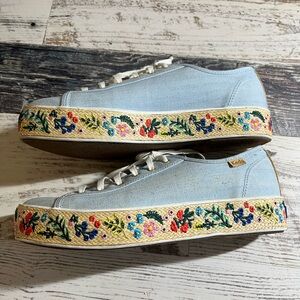 Kids and rifle paper company Collab tennies